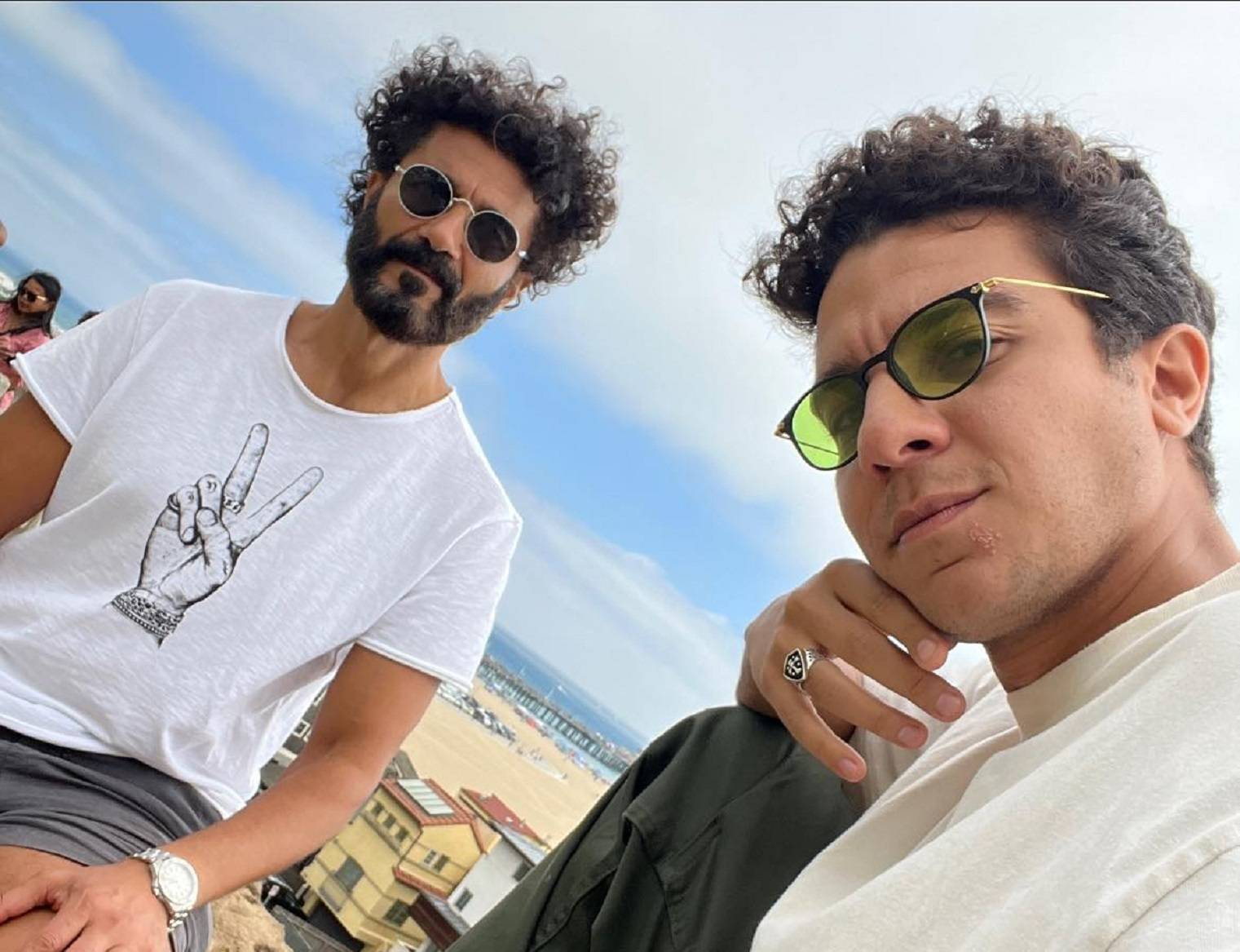 خالد النبوي ونجله نور