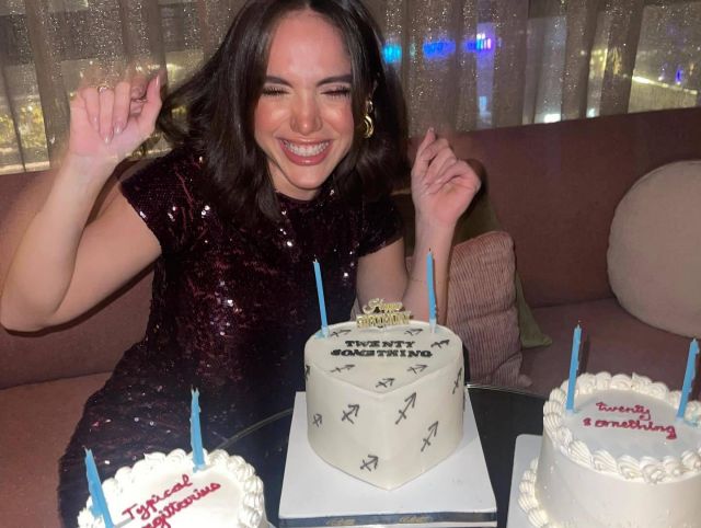 فرحة رنا رئيس باحتفالها بعيد ميلادها