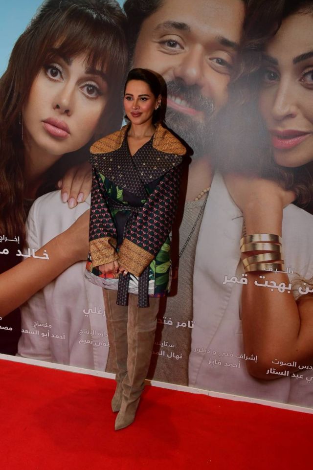 ياسمين رئيس في العرض الخاص للفيلم