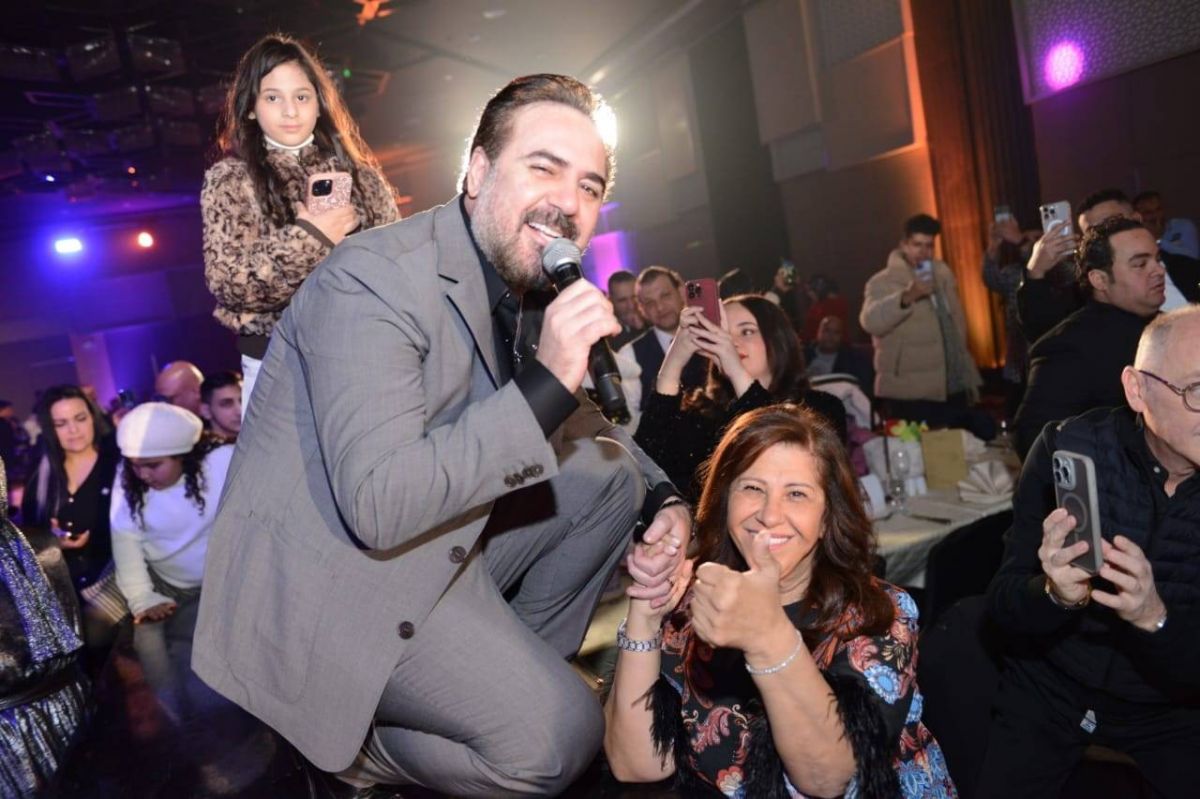وائل جسار مع ليلى عبد المجيد في حفل رأس السنة وائل جسار مع ليلى عبد المجيد في حفل رأس السنة