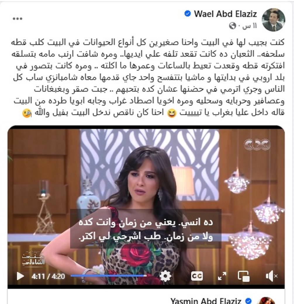 منشور وائل عبد العزيز