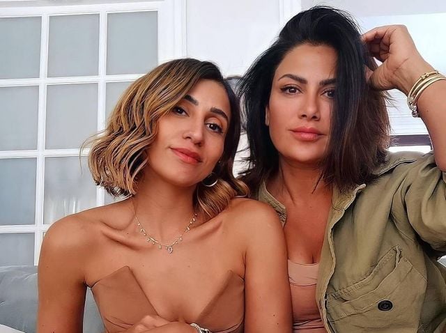 دينا الشربيني وصبا مبارك