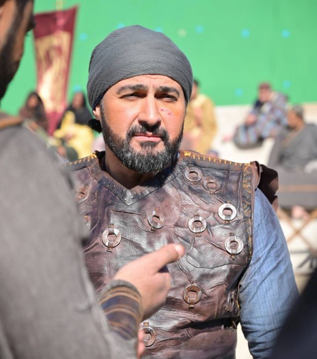 ياسر جلال في كواليس التصوير