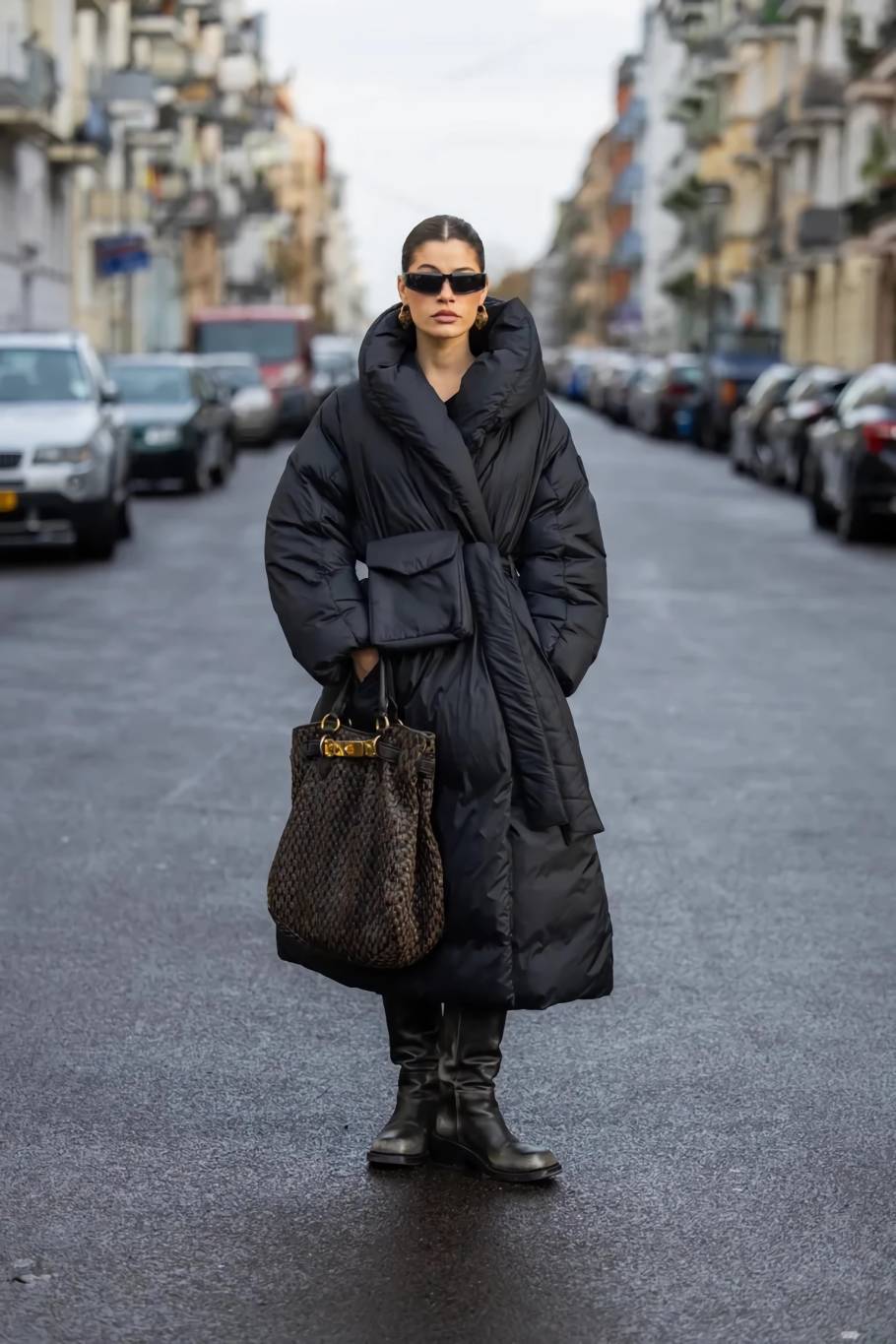 Belted Puffer Coats