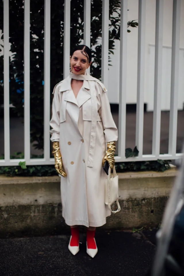 بروز القفازات في موضة الشارع 