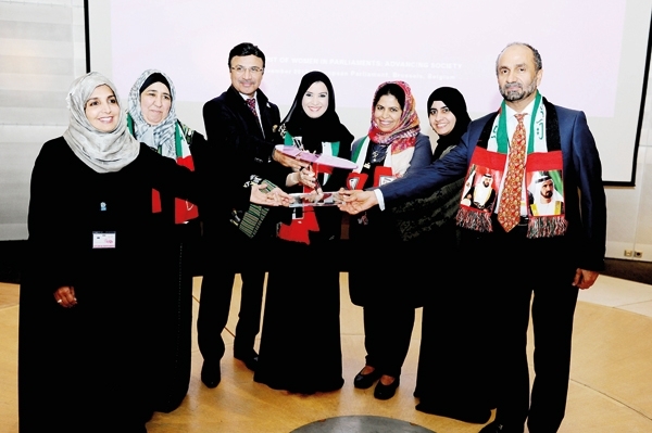 إمارات تحصل على جائزة سد الفجوة بين الجنسين من المنتدى العالمي للمرأة في البرلمانات ببروكسل