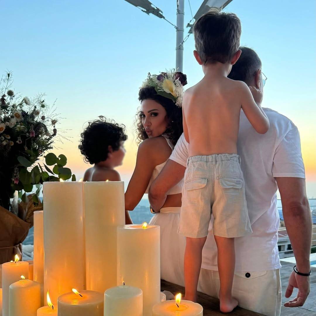 ميريام فارس تحتفل بعيد ميلاد ابنها في أجواء طفولية