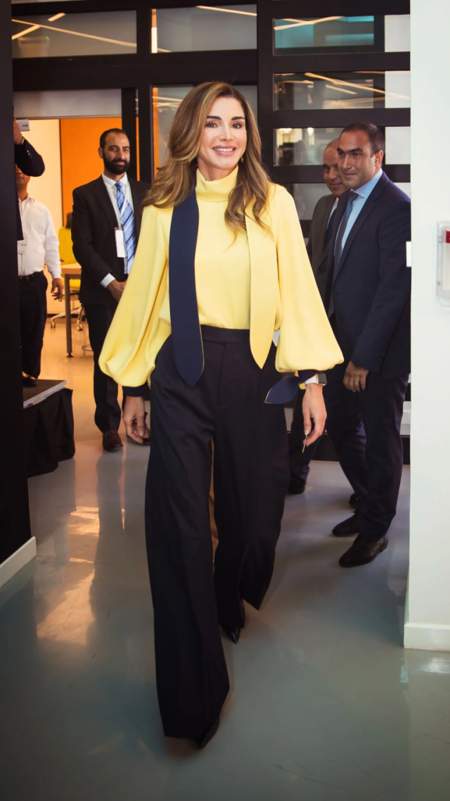 الفارق والمشترك في أزياء الملكة رانيا وميلانيا ترامب