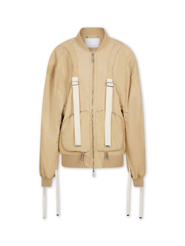 Beige bomber jacket 2490€
