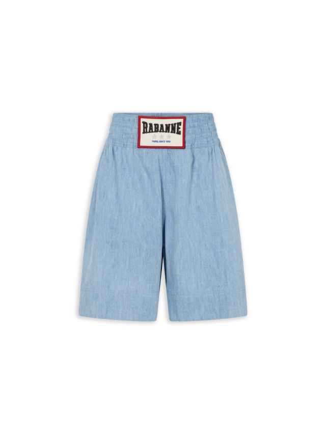 Light blue denim oversize shorts 790€