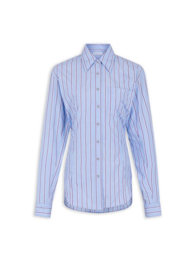 Blue purple and white striped shirt 690€
