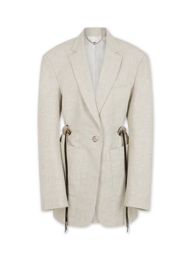 Mix grey tight tailored jacket 1690€