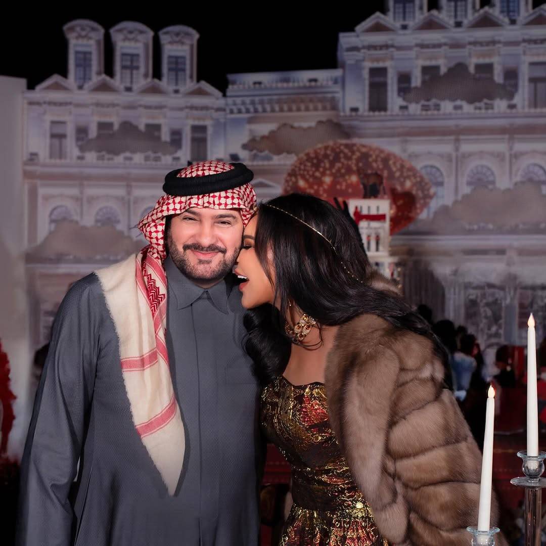 مفاجأة مبارك الهاجري في عيد ميلاد أحلام... الفخامة والرومانسية