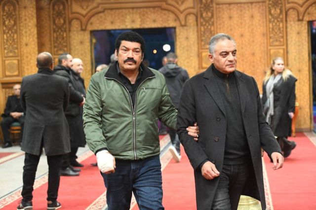 باسم سمرة في العزاء