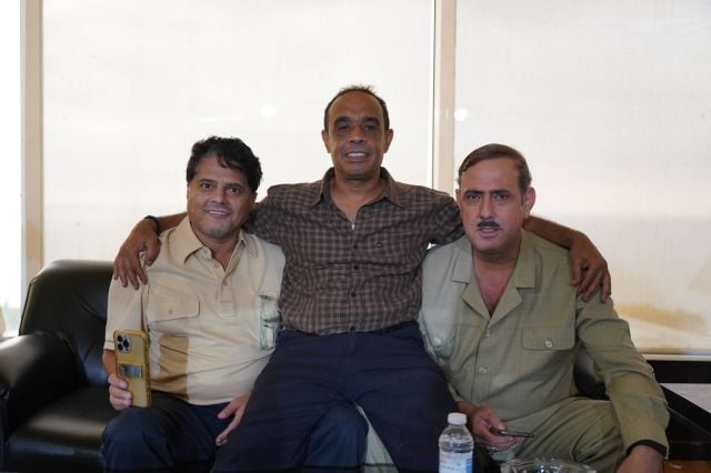 باسل حيدر ومازن عباس ومعن كوسا