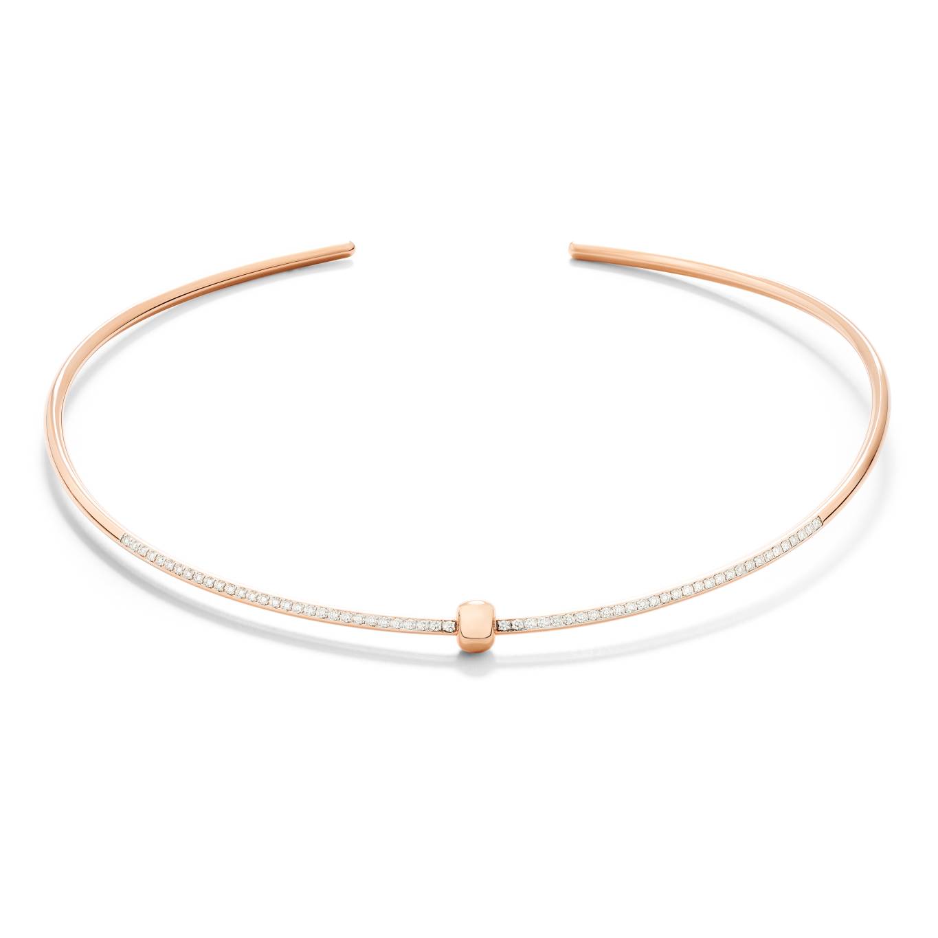 POMELLATO TOGETHER CHOKER IN ROSE GOLD WITH DIAMONDS POMELLATO TOGETHER CHOKER IN ROSE GOLD WITH DIAMONDS