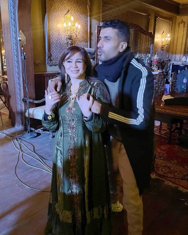 إلهام شاهين ومحمد سامي