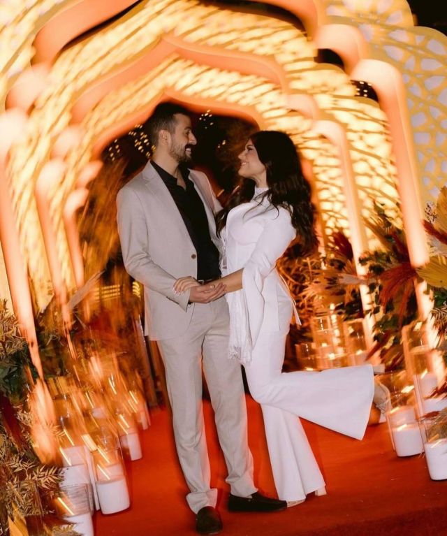 ديانا هشام وخطيبها