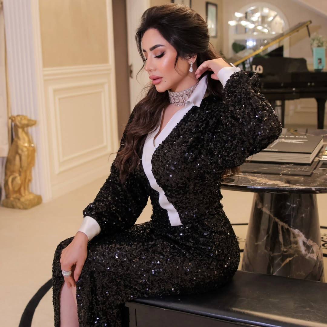 اكتشفي أسلوب لجين عمران المميز مع الأحجار الماسية