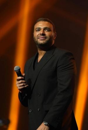رامي صبري يحيي حفل افتتاح بطولة كأس أمم إفريقيا للشباب