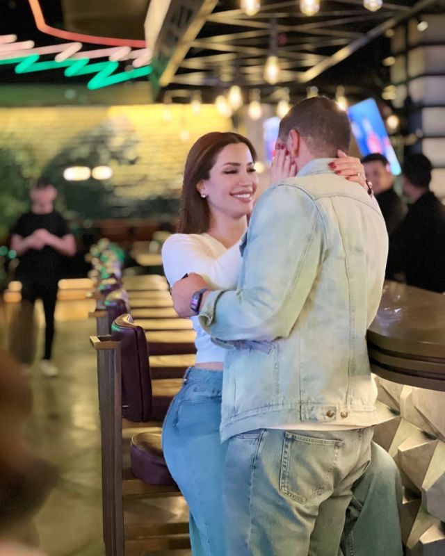 نسرين طافش وزوجها