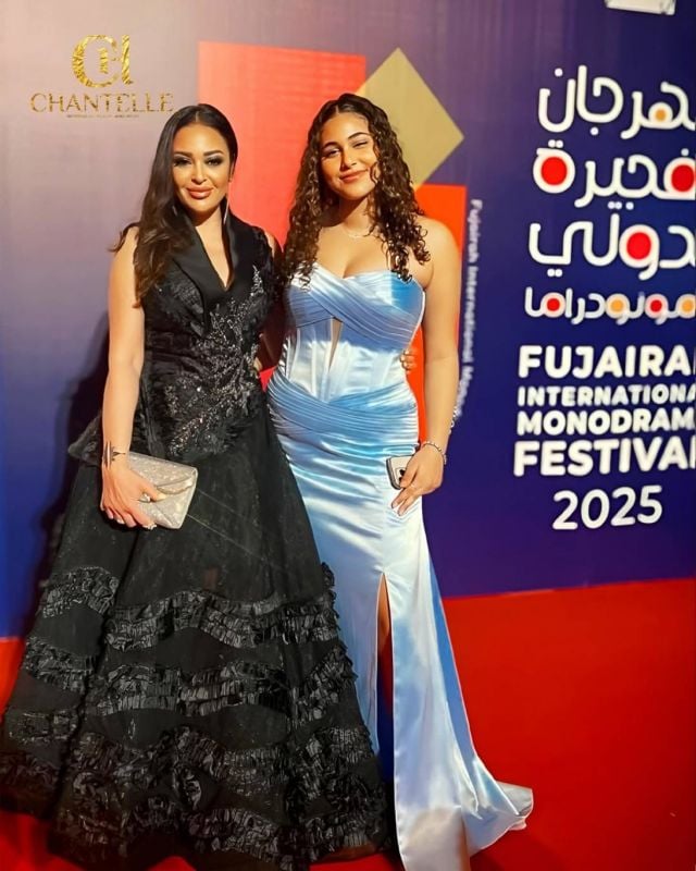 داليا البحيري وابنتها قسمت