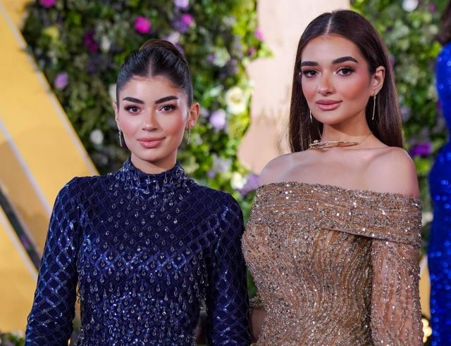 ملك زاهر وشقيقتها ليلى