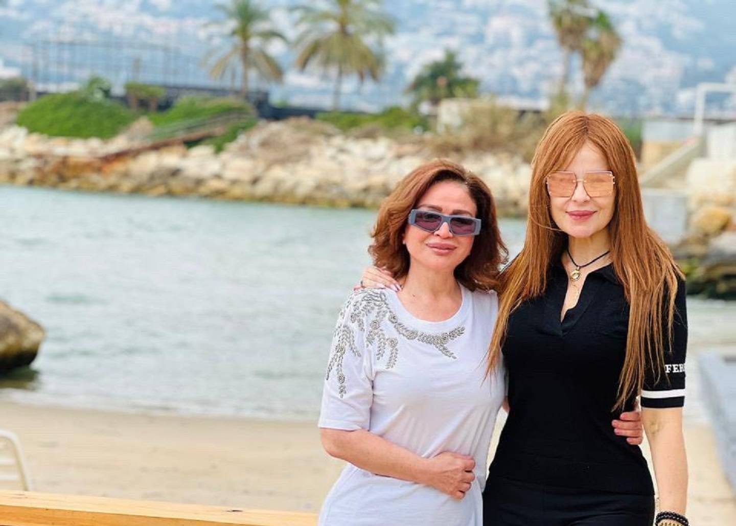 إلهام شاهين وكارول سماحة إلهام شاهين وكارول سماحة