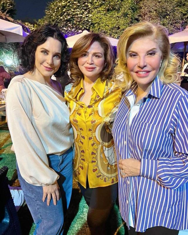 إلهام شاهين وسولاف فواخرجي وهالة سرحان