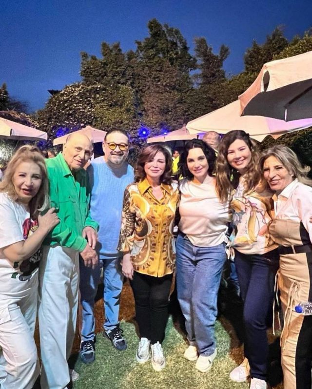 احتفال إلهام شاهين بـ