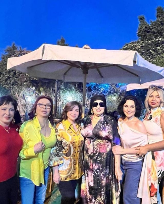 نجمات الفن في احتفال إلهام شاهين بـ