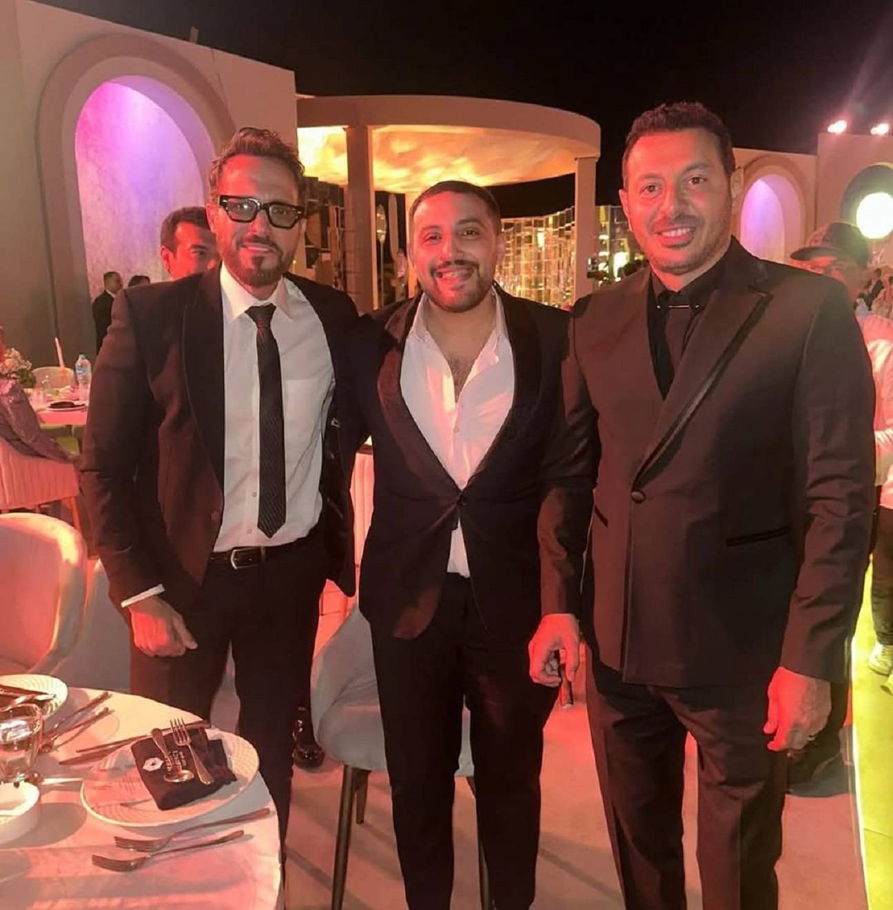 مصطفى شعبان ويوسف الشريف في الحفل مصطفى شعبان ويوسف الشريف في الحفل