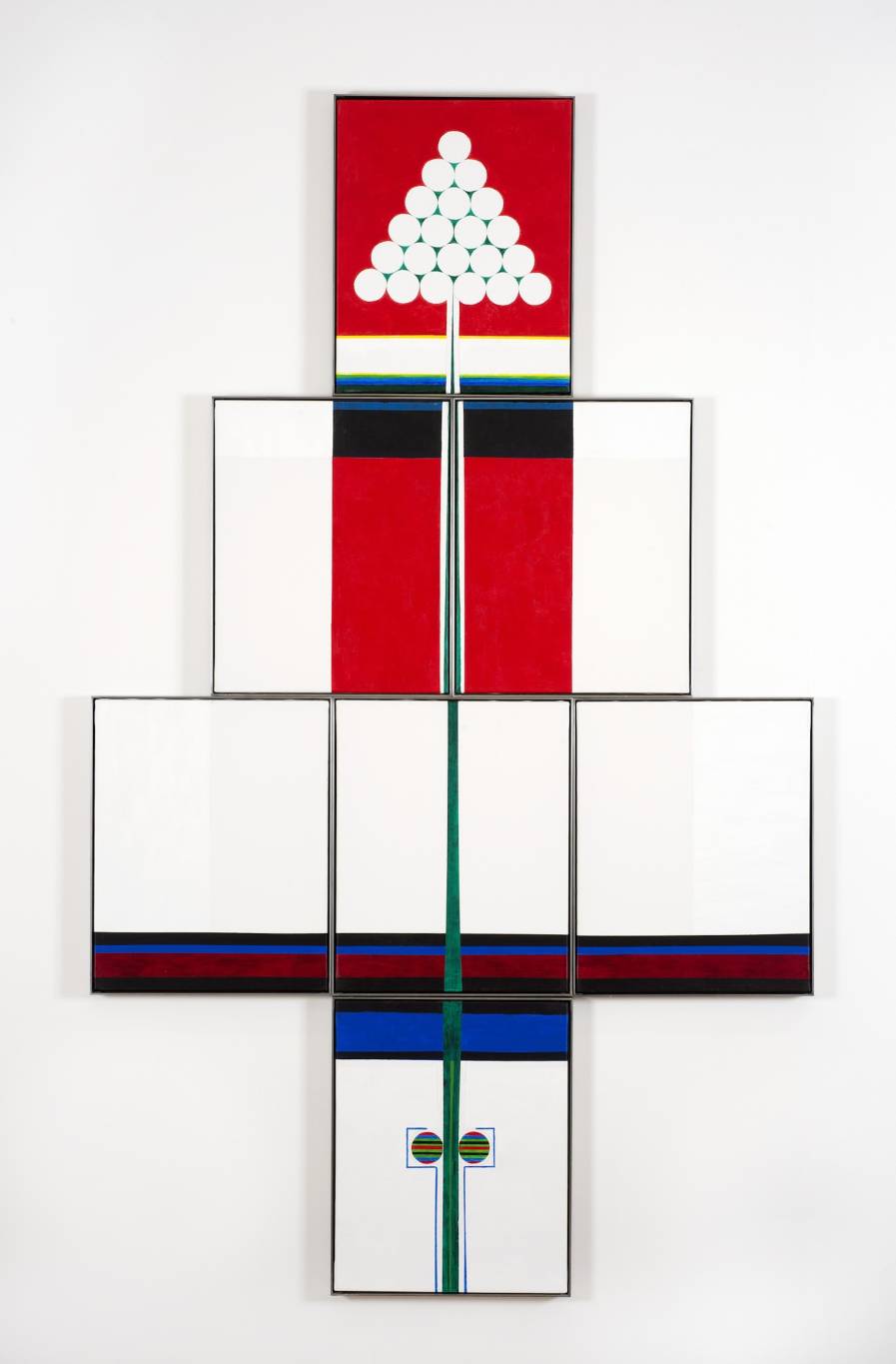 Ibrahim El-Salahi, The Tree, 2008, Acrylic on canvas, 203.2 x 121.9, Courtesy of Vigo Gallery and the artist Ibrahim El-Salahi, The Tree, 2008, Acrylic on canvas, 203.2 x 121.9, Courtesy of Vigo Gallery and the artist