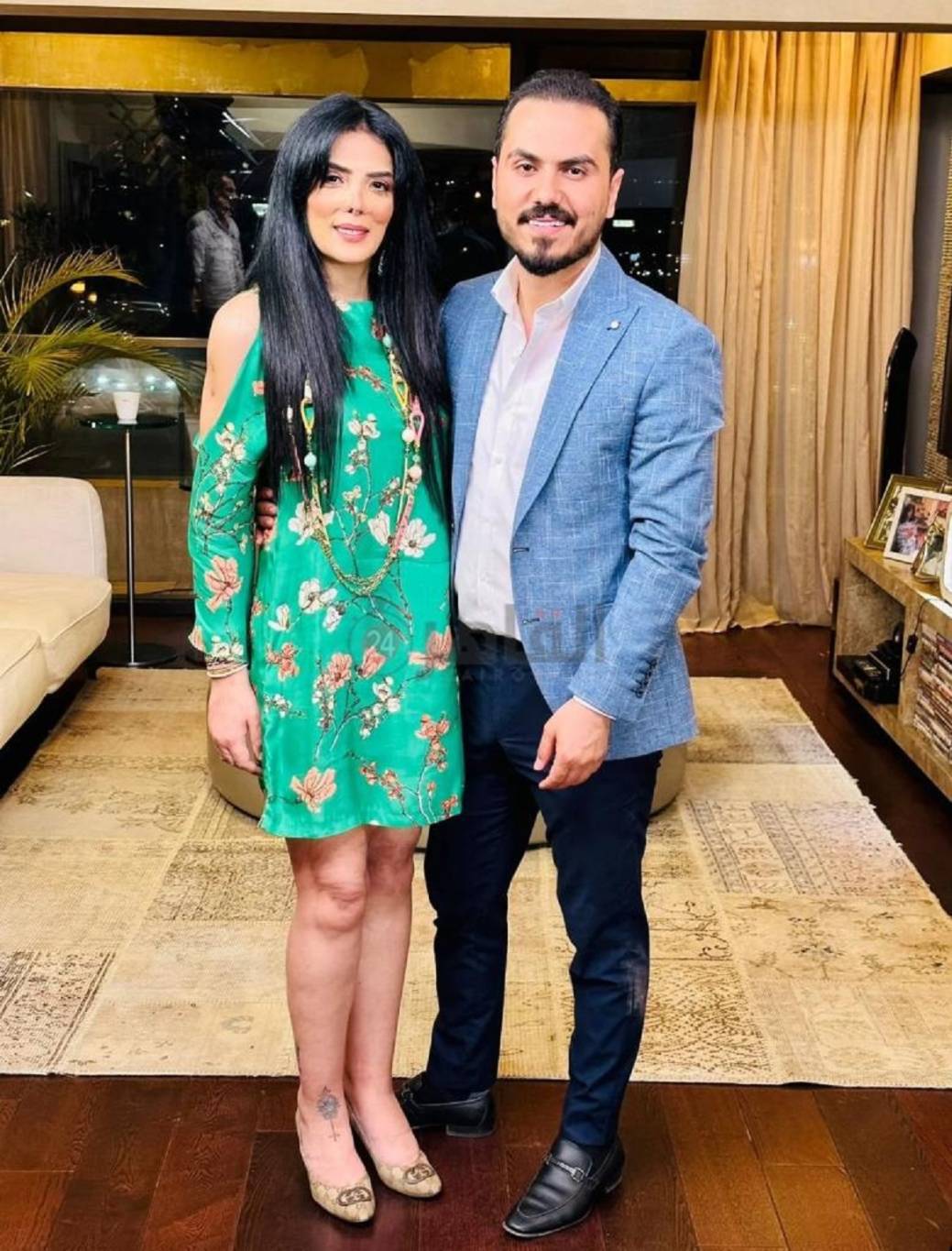 نزار الفارس وحورية فرغلي
