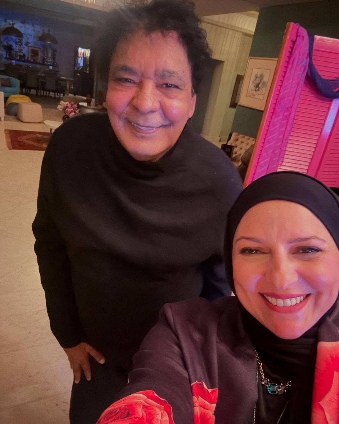 محمد منير مع دعاء فاروق