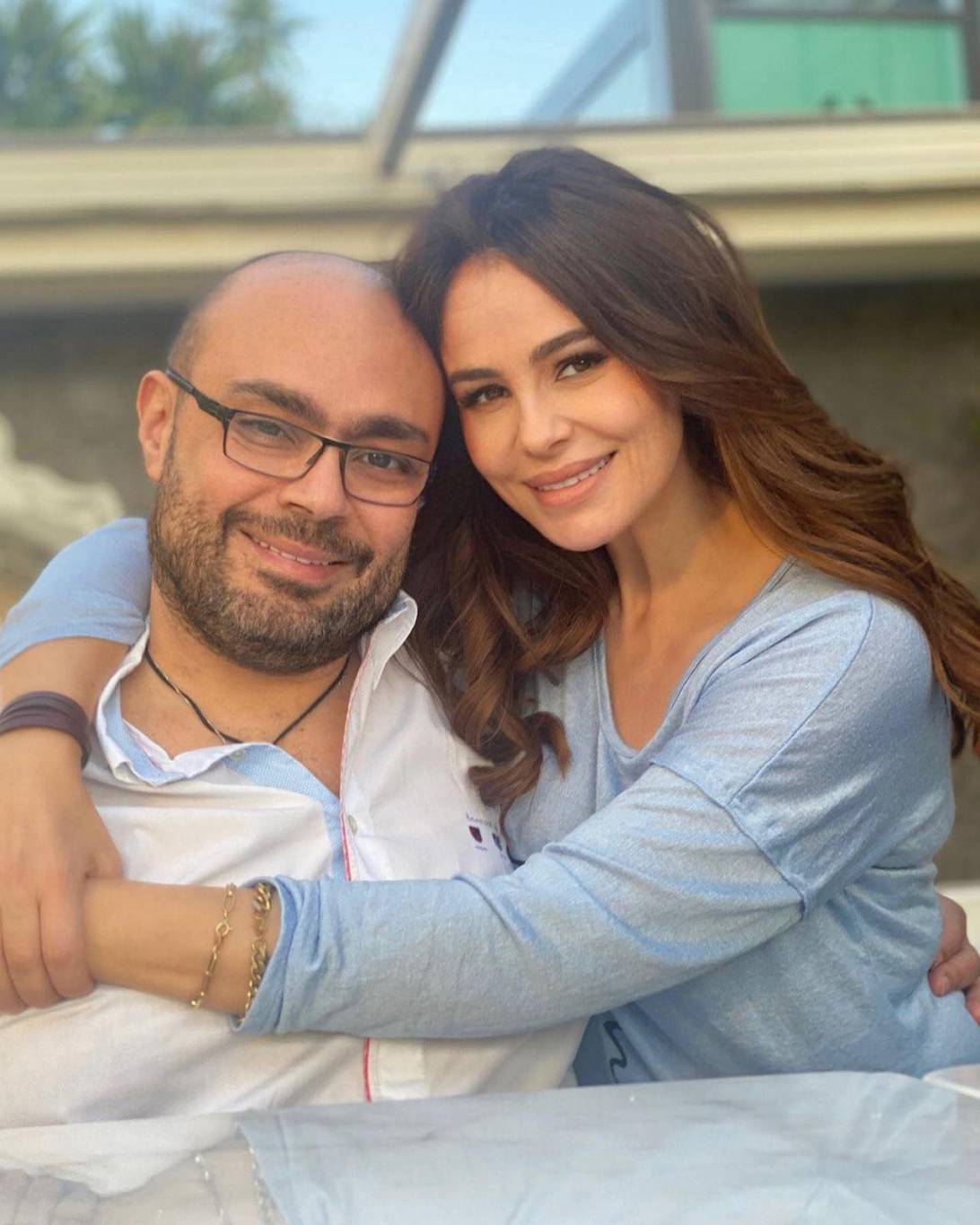 كارول سماحة وزوجها الراحل كارول سماحة وزوجها الراحل