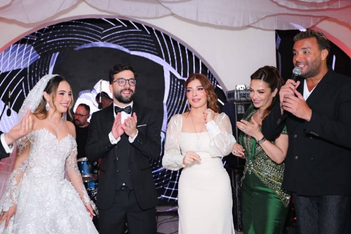 أصالة تحتفل بزفاف نجل شقيقتها بأجواء ممتعة وحماسية (فيديو)