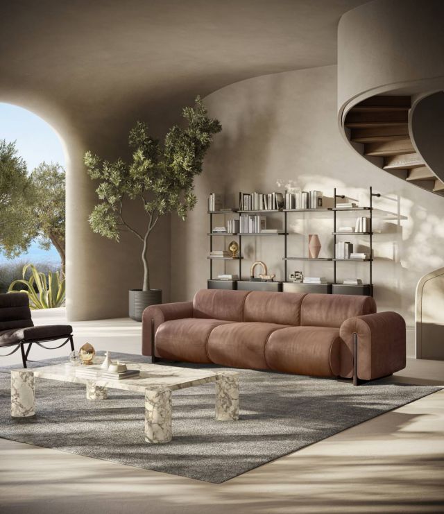 NATUZZI ITALIA - Colle sofa by Studio BIG - Bjarke Ingels 