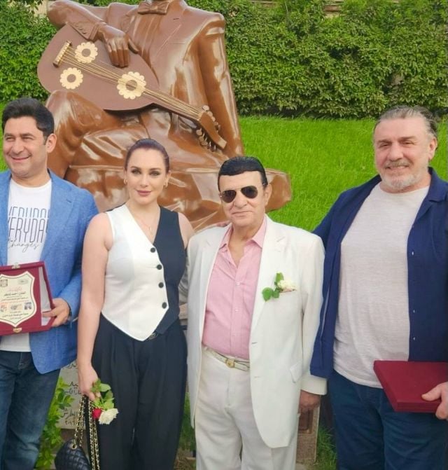 سلاف فواخرجي وأحمد شاكر عبد اللطيف وأركان فؤاد