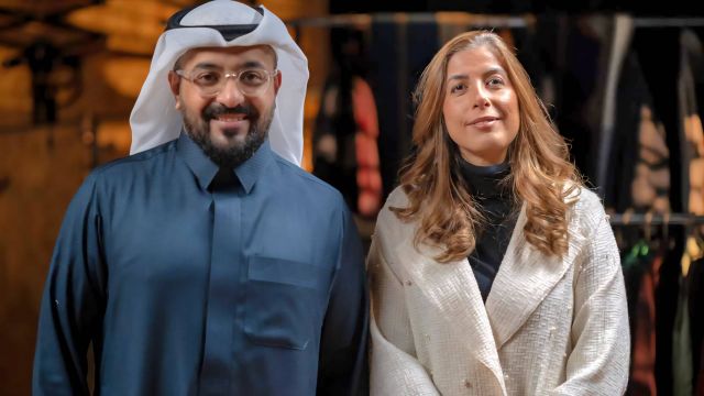 هناء العمير وأحمد العياد