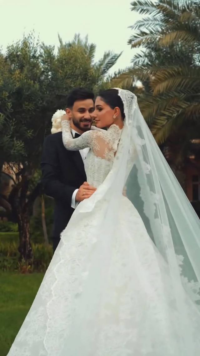 فستان زفاف شيرين بيوتي... وكل تفاصيل إطلالتها الساحرة