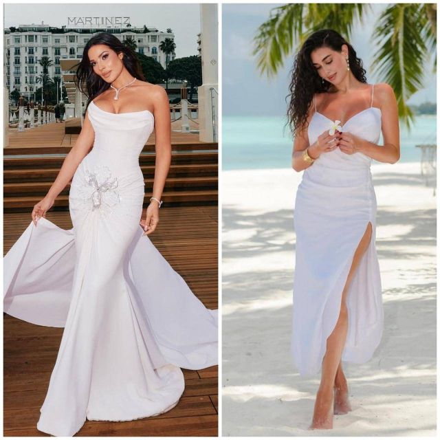 الأبيض يتصدر المشهد: توجه لافت للنجمات العربيات نحو الإطلالات البيضاء