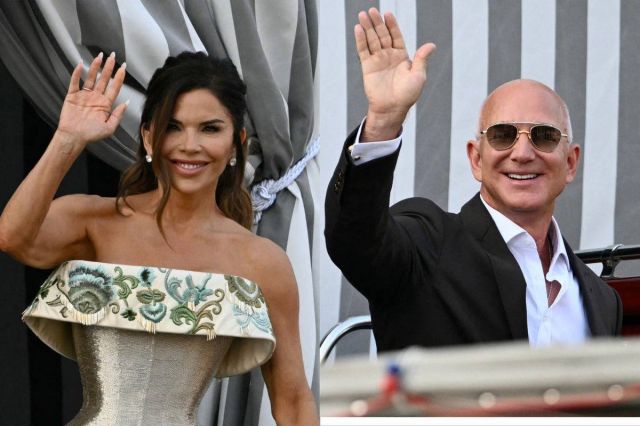 جيف بيزوس ولورين سانشيز