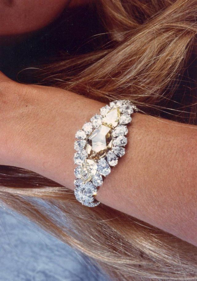 diamants jonquille et bronze