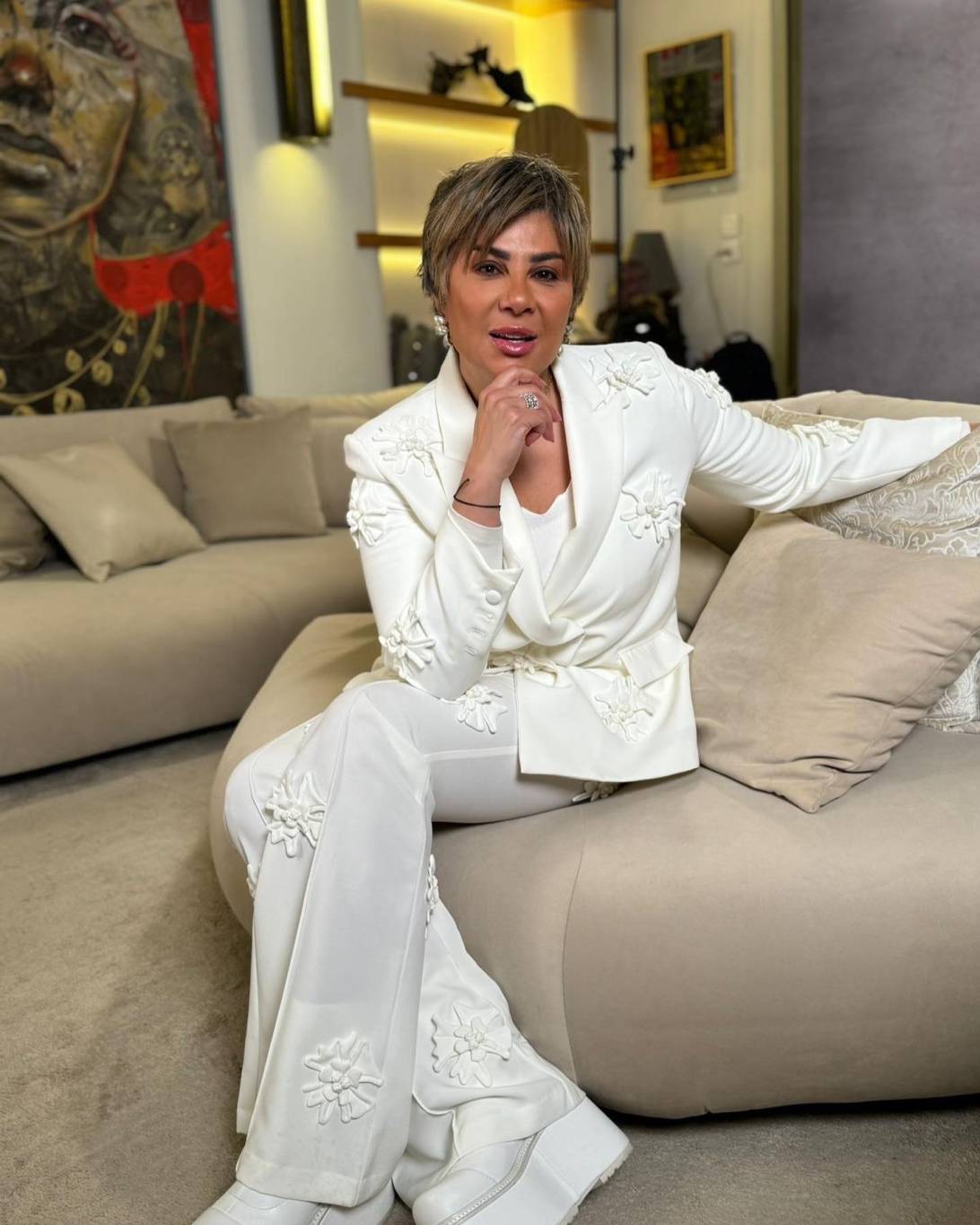 مفيدة شيحة تحتفل بـ