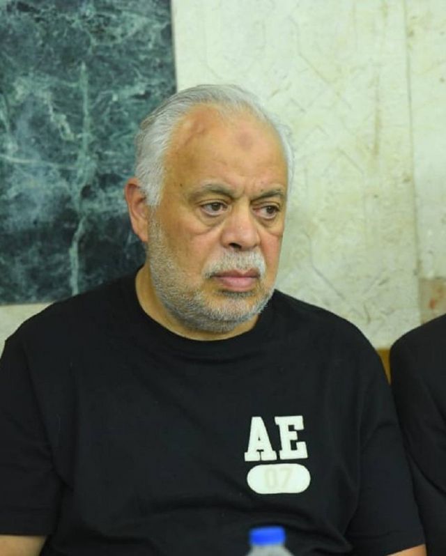 أشرف زكي في العزاء