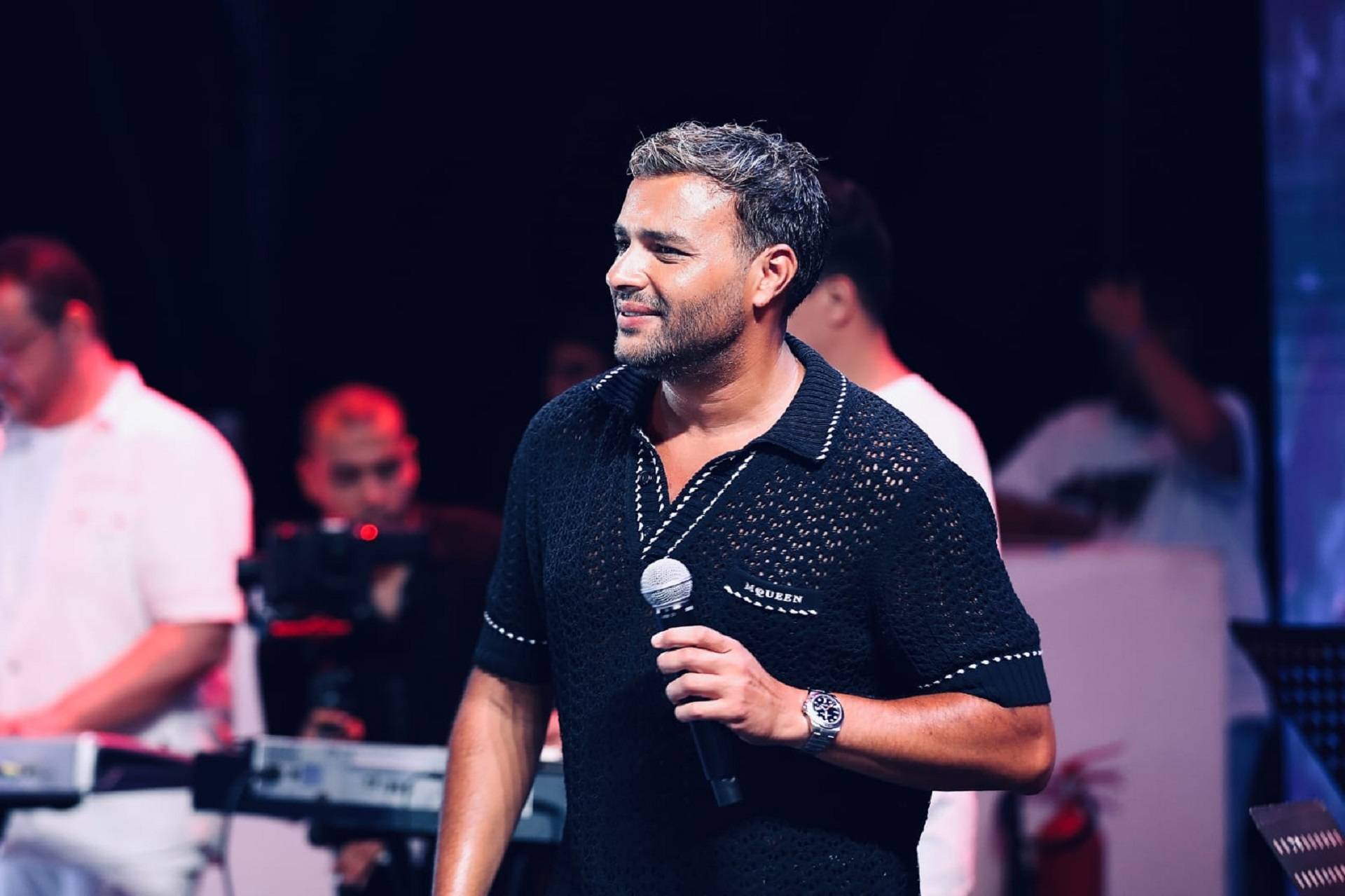 رامي صبري في الحفل رامي صبري في الحفل