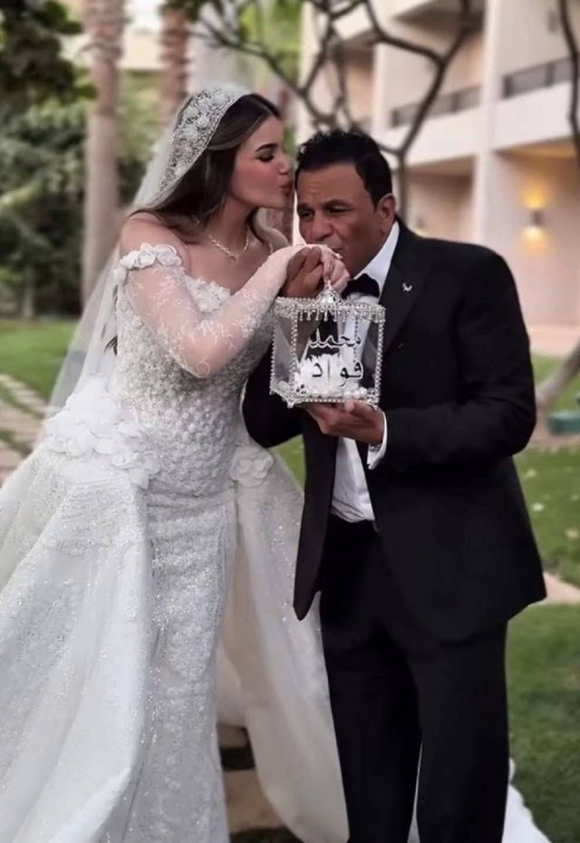 محمد فؤاد مع ابنته