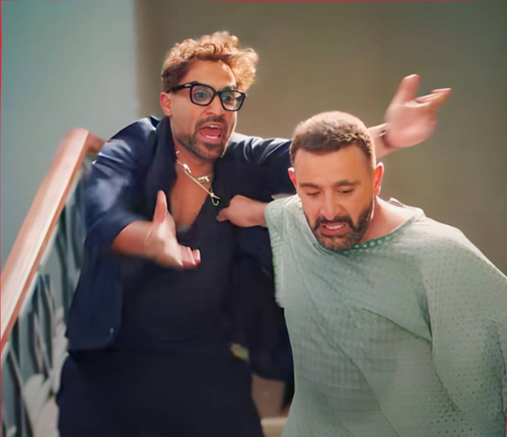 أحمد السقا وأحمد فهمي في الفيلم أحمد السقا وأحمد فهمي في الفيلم