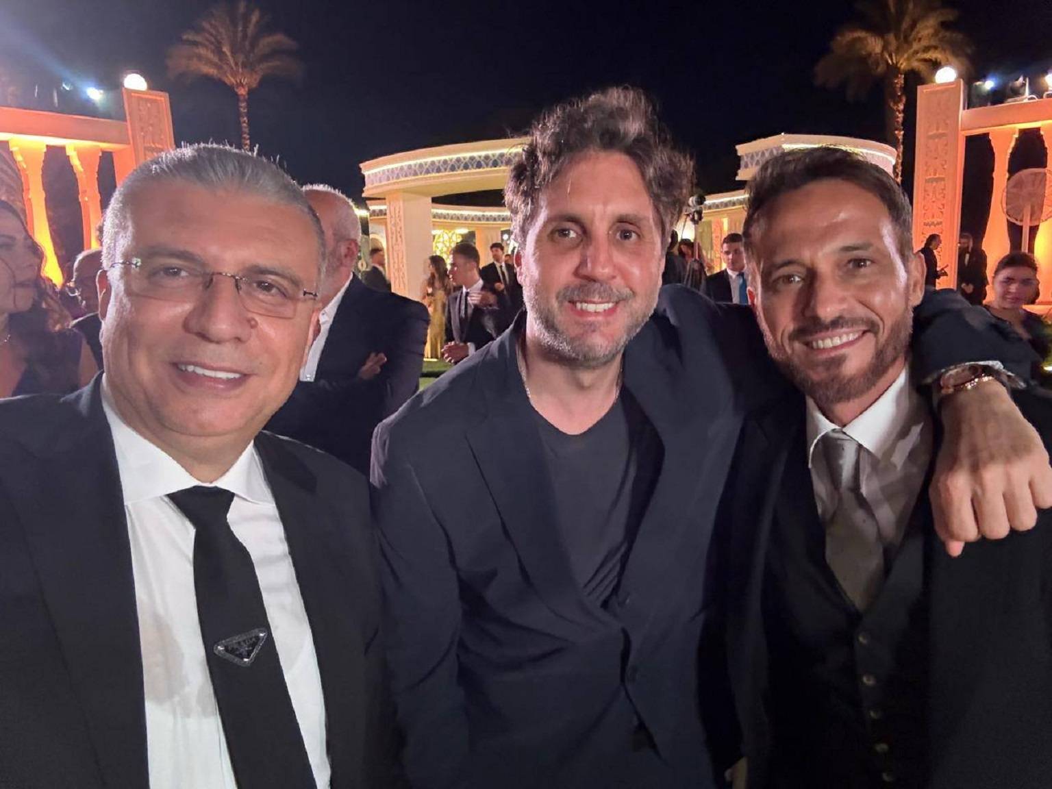 هشام ماجد ويوسف الشريف في الحفل هشام ماجد ويوسف الشريف في الحفل